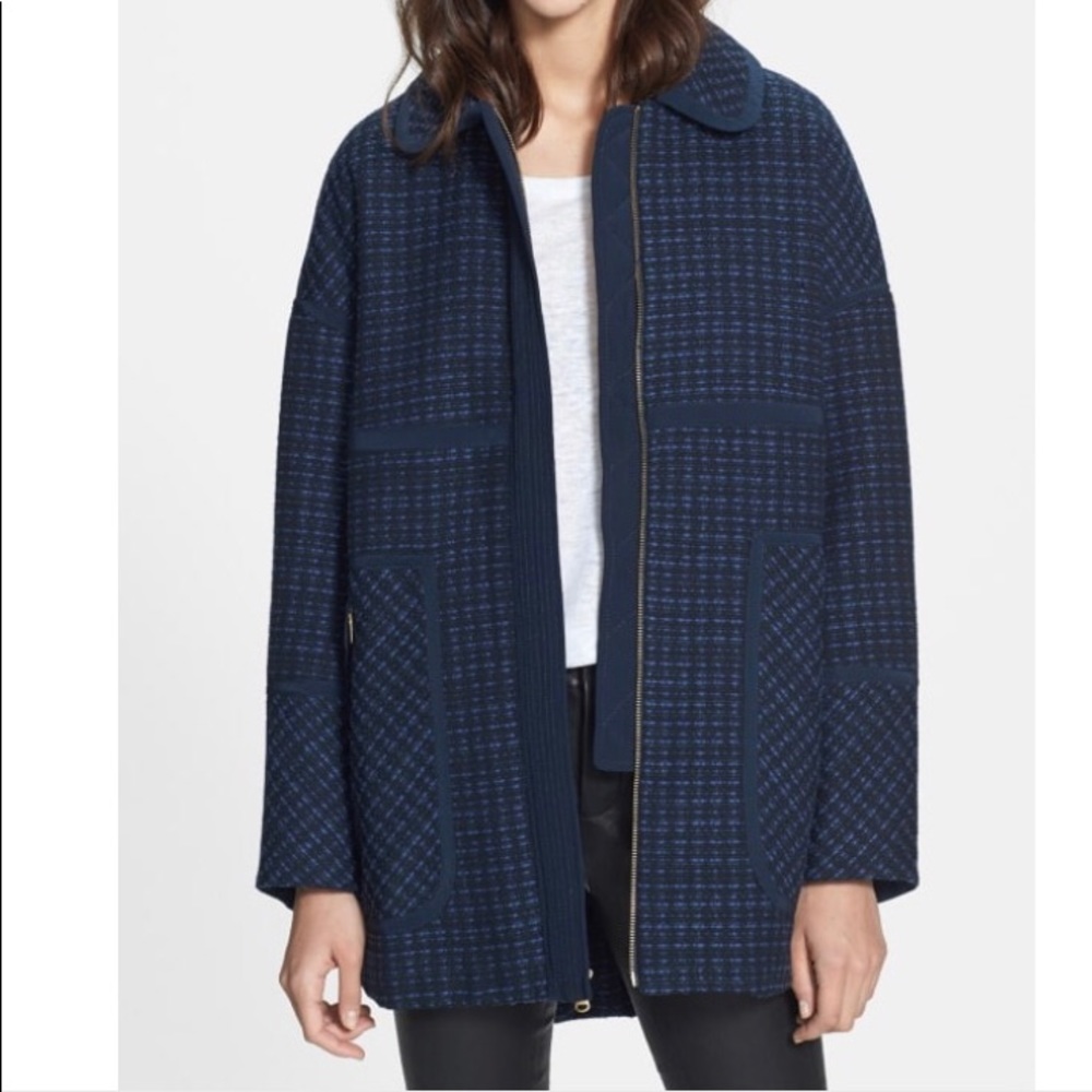 Marc By Marc Jacobs Casey Tweed Coat NWT